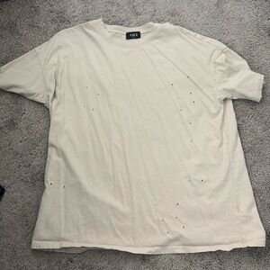 Distressed VICI Oversized Tee